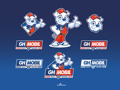 GH Mobil branding cartoon logo character design corporate character corporate illustration corporate mascot mascot character mascot design mascot logo vector