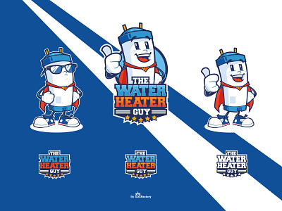 The Water Heater Guy mascot logo