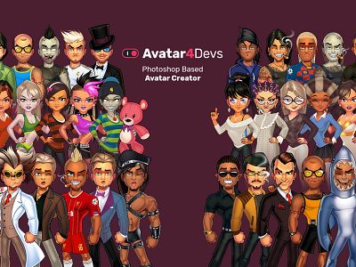 Avatar4devs Photoshop based Avatar Creator avatar creator avatar generator avatar maker avatardesign