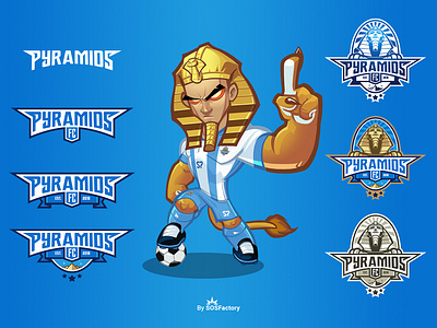 Pyramids Fc Brand Identity Kit By Sosfactory On Dribbble