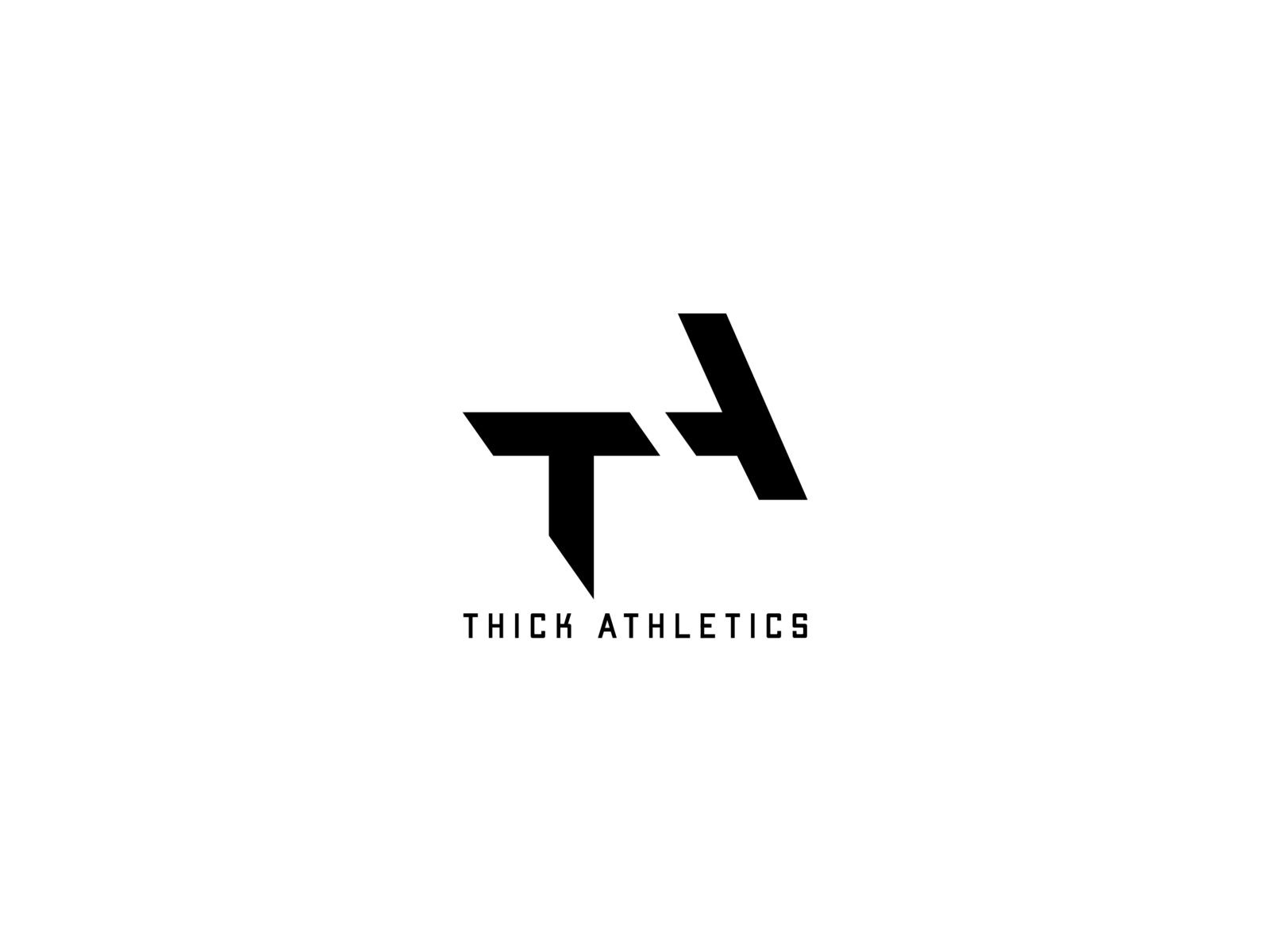 Thick Athletics animation athlete athletic athletics logo logo animation moov motion design motion graphics