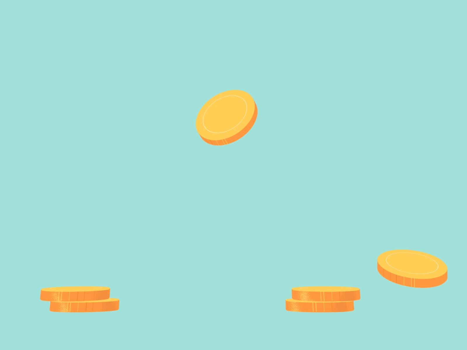 Falling Coins after effects aftereffects animation coin coins drop fall falling falling coins money motion design motion graphics