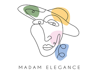 Monoline madam elegance Design concept design designconcept designer drawing follow4follow followme illustrations logoconcept logodesigner logomaker monogram monoline sketch