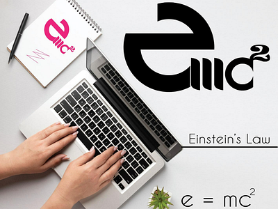 E=mc2 (design concept) abstract branding creativelogos design designconcept designinglogo designproject illustration logo logobranding logomaking