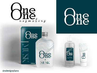 ONE ONE cosmetics brand branding businessbranding design designconcept designer designpackage graphicdesigner logo logodesigner