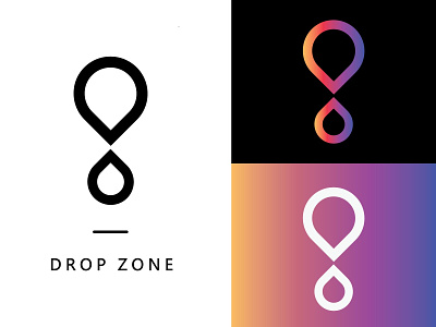 DROP ZONE logo artwork brand branding businessbranding designconcept designer designpackage graphicdesigner logo logodesigner