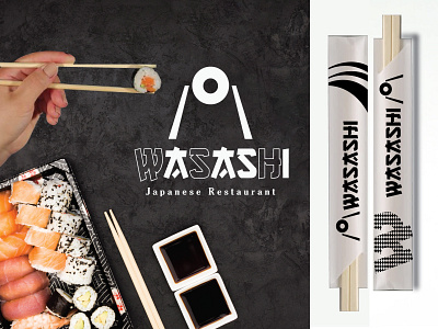 WASASHI JAPANESE RESTAURANT design concept artwork branding businessbranding design designconcept designpackage graphicdesigner illustration logo logodesigner