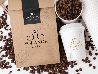 SOLANGE CAFE design concept artwork branding businessbranding designconcept designer designpackage graphicdesigner illustration logo logodesigner