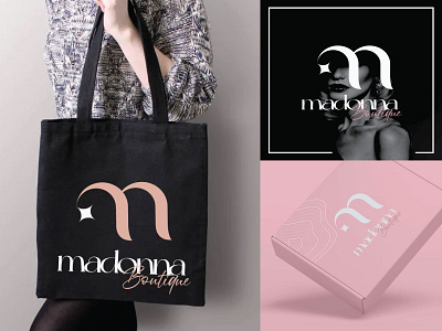 MADONNA BOUTIQUE branding artwork branding businessbranding canva createlogo design designconcept designer designlogo fashiondesign fashionlogo graphicdesigner illustration illustrator indesign logo logomaker photoshop ui vector