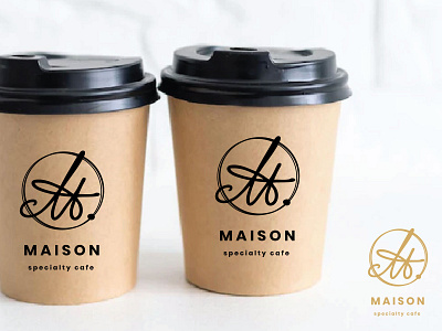 MAISON specialty cafe branding 3d animation artwork awesome branding businessbranding coffeebranding design designconcept designer designlogo graphic design graphicdesigner illustration logo logobrand motion graphics ui vector