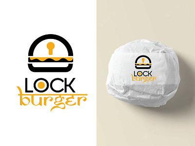 LOCK BURGER branding