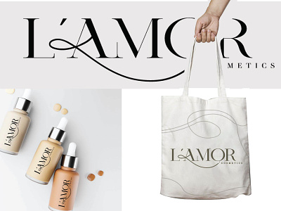 L'AMOR cosmetics branding