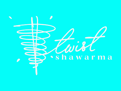 TWIST SHAWARMA branding