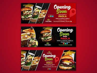 Facebook Cover photo banner banner ad banner design branding design art designer facebook cover fiverr flyer design food banner restaurant retaurant cover photo