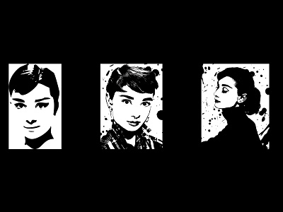 Audrey Hepburn (Vector Portraits) design digital digitalediting graphic graphicdesign illustration logo opentowork photoediting photoshop vector vectors