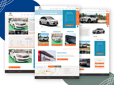 Citroen web template adobexd citroen template ui web design