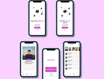 Dating app ui design app design ui