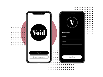 Daily UI :: 001 - Sign Up challenge daily 100 challenge dailyui dailyui 001 dailyuichallenge ui void