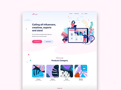 126 - Concept Website Design Shot app branding create design freelance illustration invent logo minimal product design pwa store typography ui ux vector visual design webapp website design