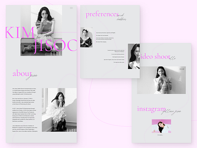 Biography landing page of Kim Jisoo