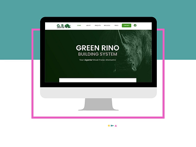 Green Rino- Mockup branding design ux web