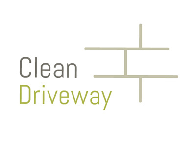 Clean Driveway Logo WIP abel brand brick clean lime logo wip