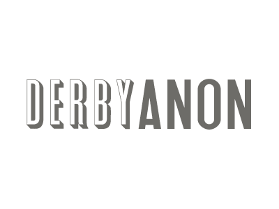 Derby Anon clean logo typography