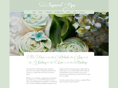 Sugared Rose Homepage