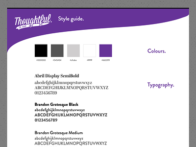 Thoughtful Style Guide component pattern library style guide web design webdesign website website design