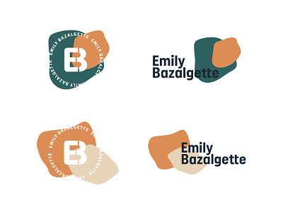 Emily Bazalgette Round One brand brand identity branding graphic design logo logotype monogram organic shapes type typography wip work in progress