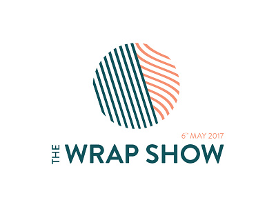 The Wrap Show logo v2 baby branding event icon logo mark start up