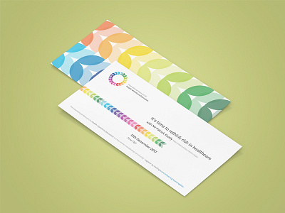 INHWE small flyer branding colour flyer mock up mockup olive branch organistation pattern print print design start up