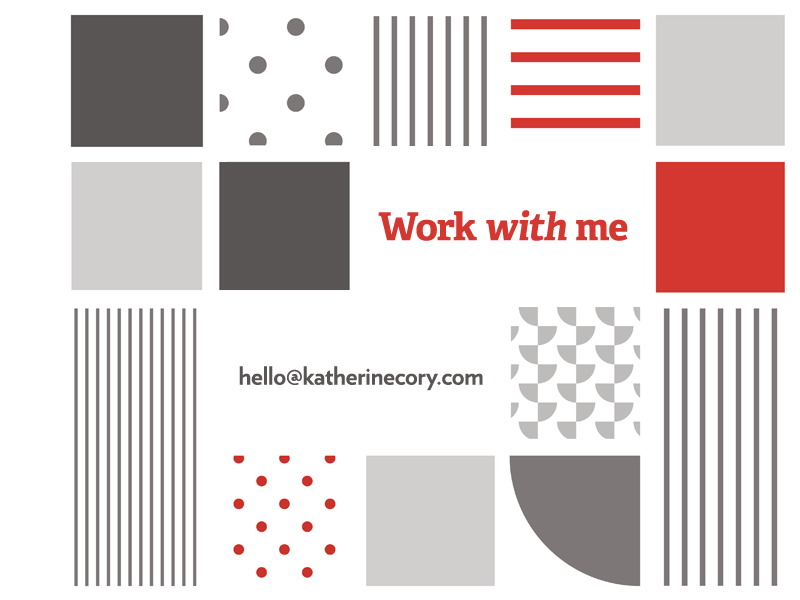 Work with me! animation available brand designer developer freelance freelancer hire looking for work pattern personal brand
