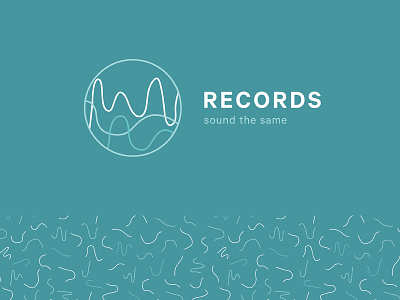 Records Sound the Same brand brand icon ideas identity illustrator logo logos mark personal brand wip