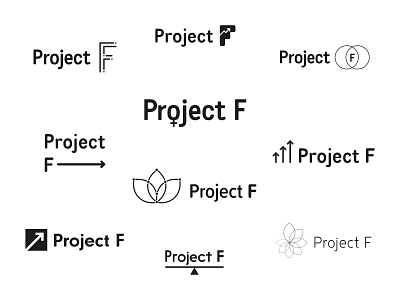 Project F logo ideas