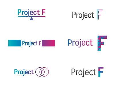 Project F logo developments brand brand and identity branding branding concept colour female feminism ideas identity logo mark type typography wip women in tech