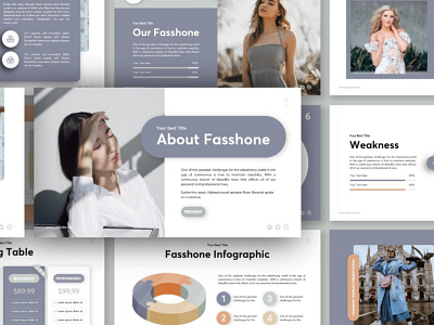 Fasshone Fashion Presentation creative creative design design fashion fashion design powerpoint design powerpoint template presentation design presentation template