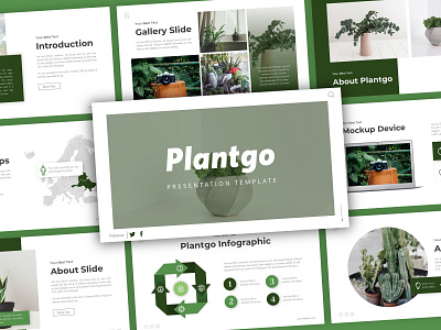 Plantgo Ecology Presentation creative creative design design ecology powerpoint design powerpoint template presentation design presentation template