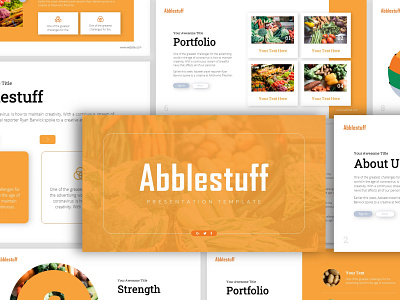 Abblestuff Vegetables Presentation creative creative design design portfolio powerpoint design powerpoint template presentation design presentation template slide vegetable vegetables