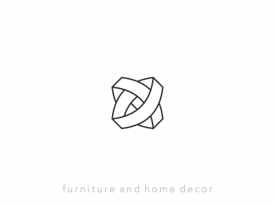 Furniture and Home decor decoration design eco furniture icon logo sustainable transformation wood