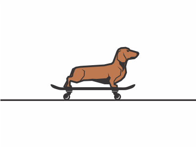 Dog On Skate