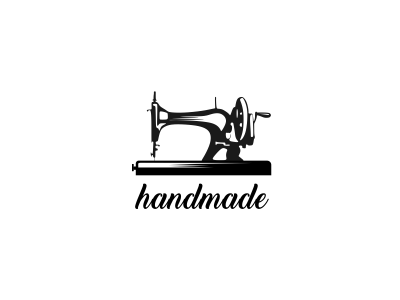 Handmade clothing company crafted drawing fashion handmade machine retro sawing style