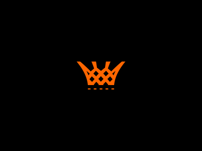 Crown inspired by basketball basketball bold crown elegant fashion fun game logo logoicon minimalism recreation recreational smart smart clever sport street wear