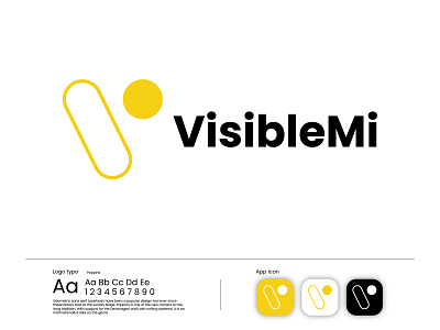 Logo design-VisibleMi Studio app branding branding identity branding inspiration design graphic design icon illustration logo logo design minimal typography ui visual identity web