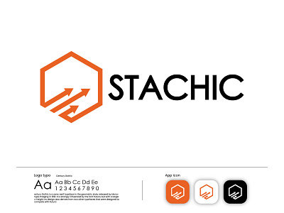 Logo design - Stachic app branding branding identity design graphic design logo logo design minimal typography visual identity