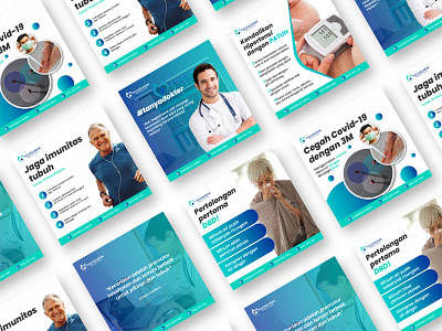 Social Media Design - Padjadjaran Medical Center (PMC) advertising branding branding identity clinic covid design doctor feed design graphic design healthy hospiral instagram media minimal social social media social media design social media promotion visual design visual identity