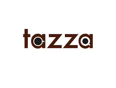 Tazza Coffee Shop branding design flat graphic design illustrator logo minimal vector
