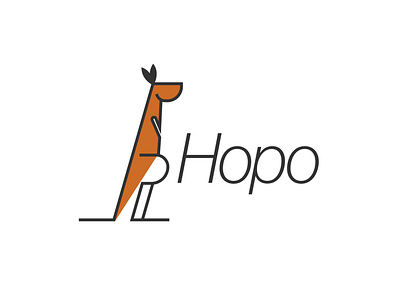 kangaroo logo branding design flat graphic design icon illustration illustrator logo minimal vector