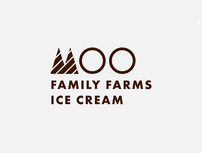 Ice Cream logo branding design flat graphic design illustration logo minimal vector