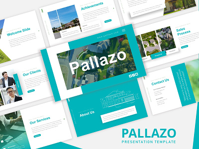 Pallazo - Listing PowerPoint Template design graphic design powerpoint presentation powerpoint template presentation design presentation template